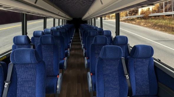 Interior of Charter Bus Company Kalamazoo's 18 Passenger Minibus in Kalamazoo
