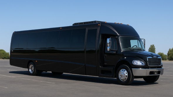 Exterior of Charter Bus Company Kentwood's 28 Passenger Mini bus in Kentwood