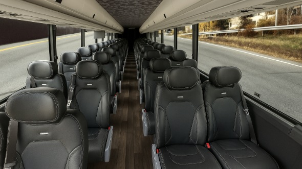 Interior of Charter Bus Company Kalamazoo's 30 Passenger Minibus in Kalamazoo