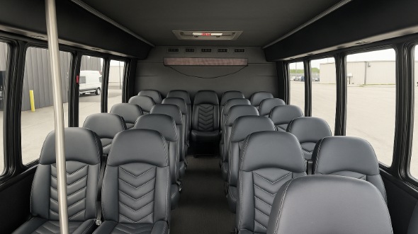 kalamazoo 15 passenger minibus inside