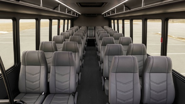 kalamazoo 18 passenger minibus inside