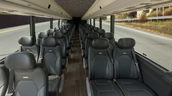 kalamazoo 20 passenger minibus inside