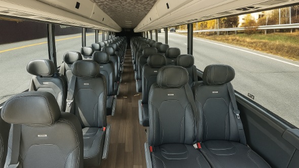 kalamazoo 28 passenger minibus inside