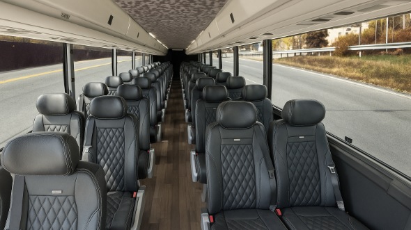kalamazoo 30 passenger minibus inside