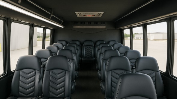 kalamazoo 35 passenger minibus inside
